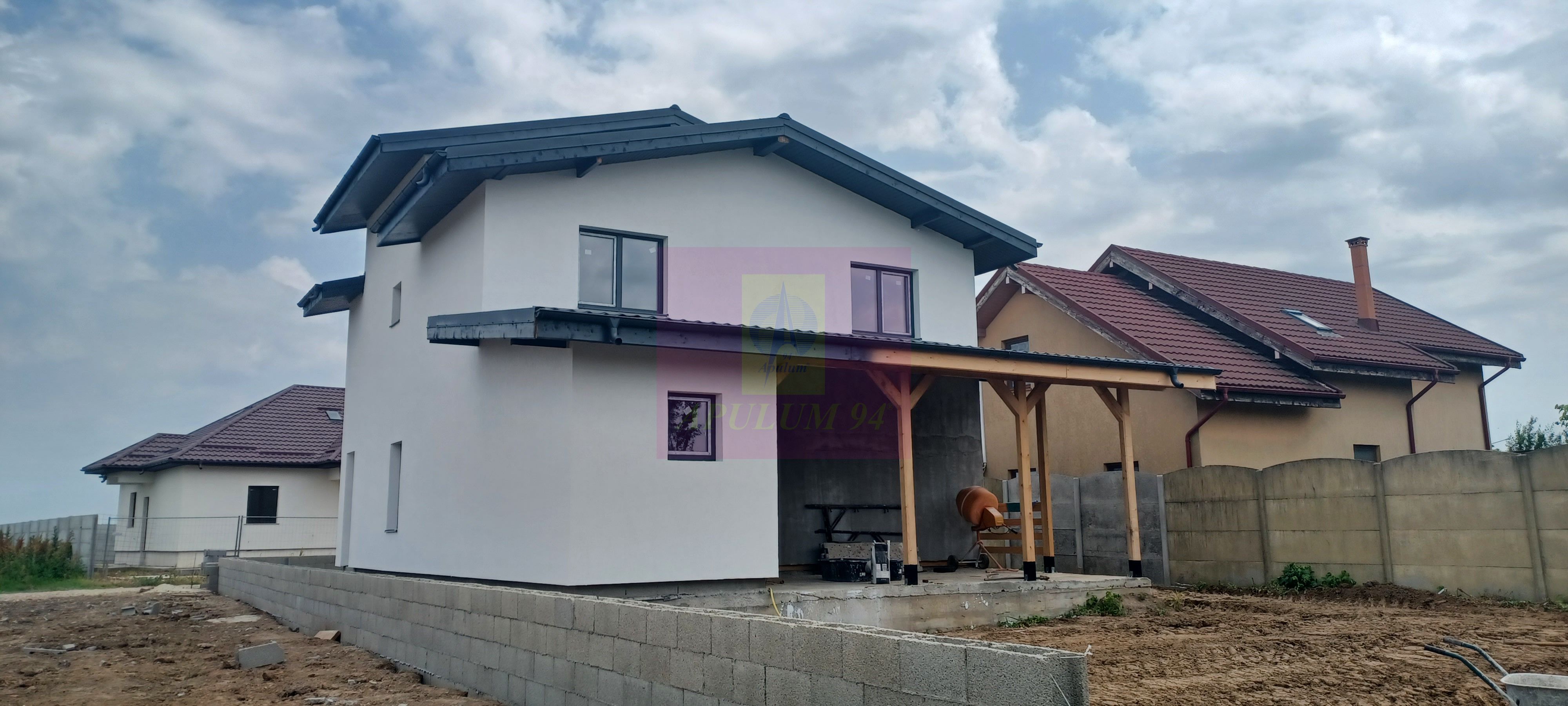 Săbăreni, casă p+1E+m, 5 camere, 3 bai, terasă acoperită, CT — fotografia 4