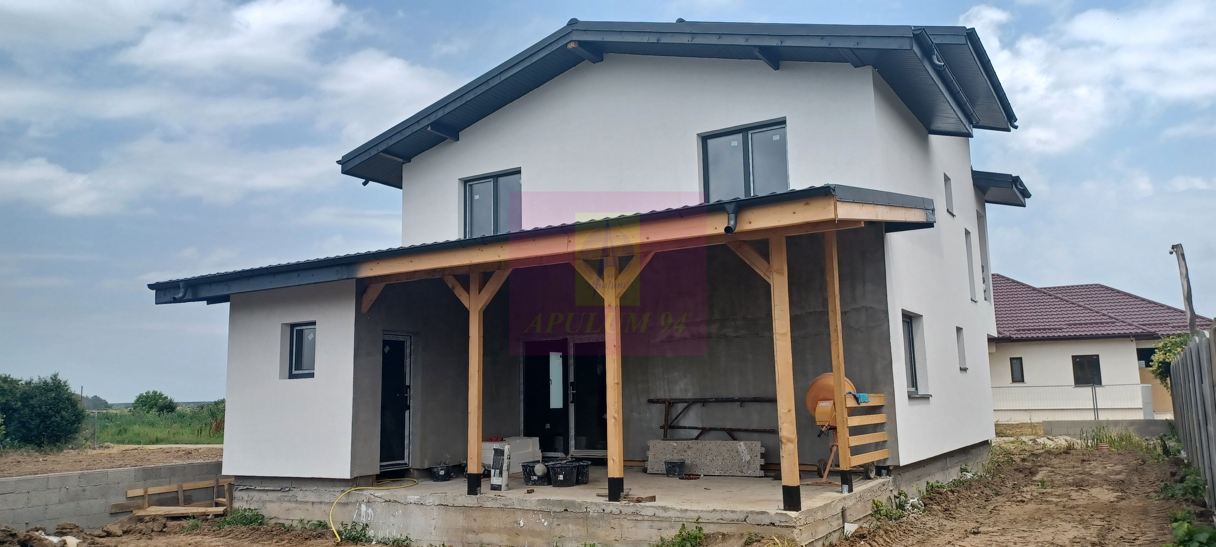 Săbăreni, casă p+1E+m, 5 camere, 3 bai, terasă acoperită, CT — fotografia 6