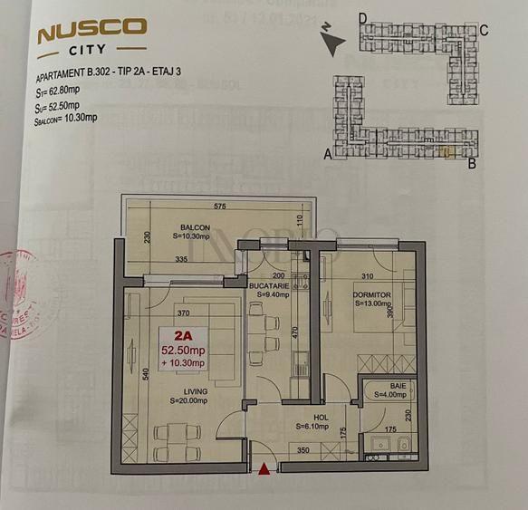 Apartament 2 camere premium | Nusco City | Parcare subterana inclusa — fotografia 7