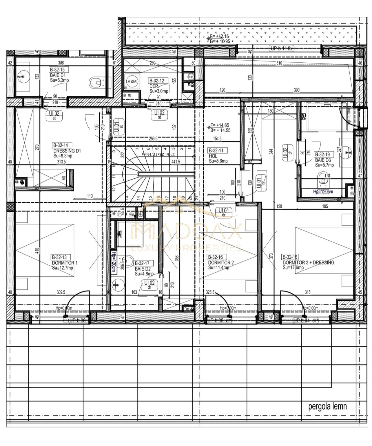 Impressive Penthouse-Triplex ** Green Building***/ 3 parking / Stefan Cel Mare — fotografia 55