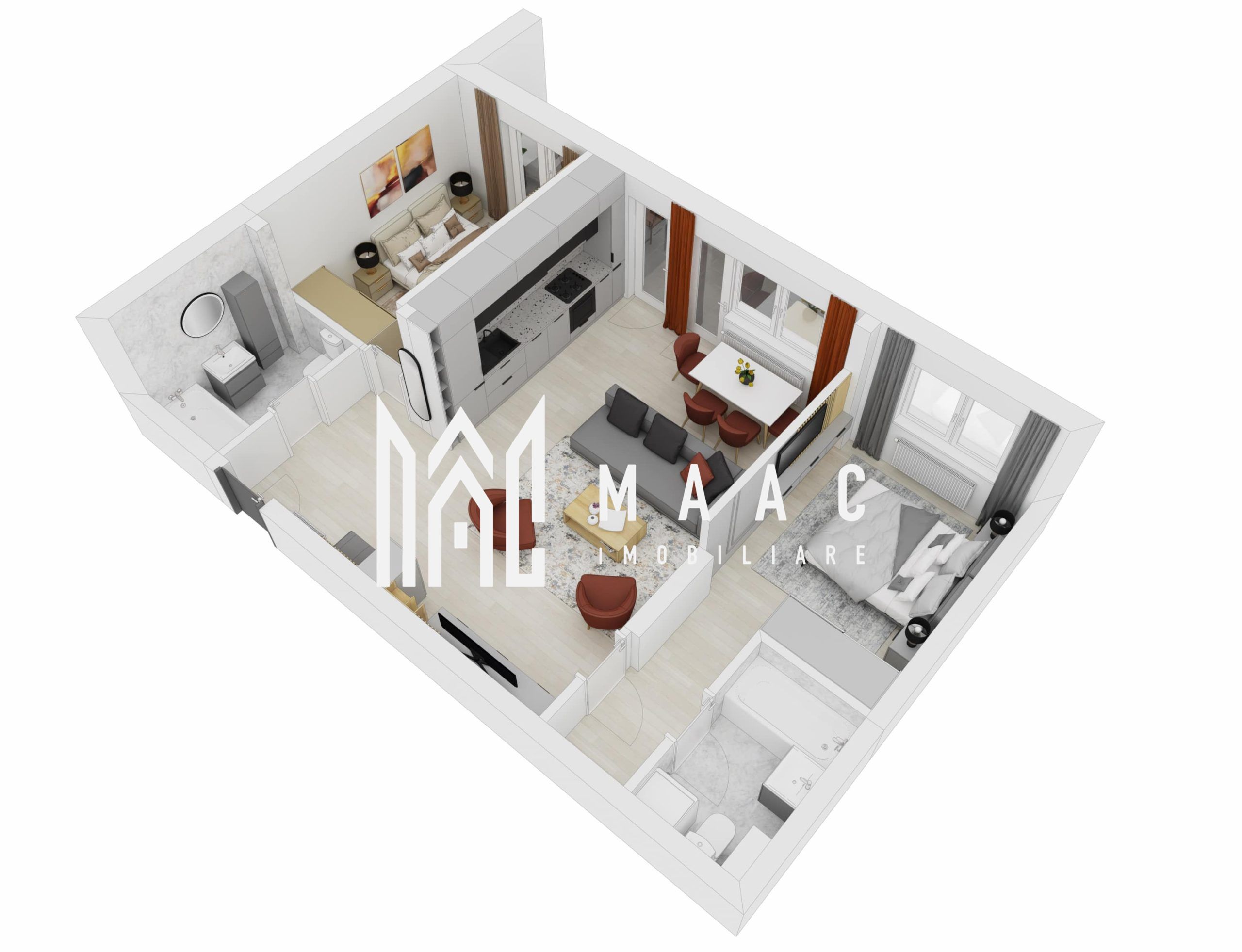 Apartament 3 camere I 64 mp I Sibiu I Doamna Stanca I 2 băi I balcon 10 mp — fotografia 3