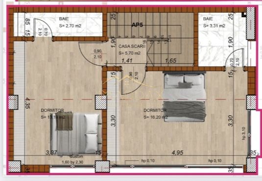 DUPLEX  3 Camere**TERASA+ CURTE**Bloc boutique***NOU// DOMENII — fotografia 19