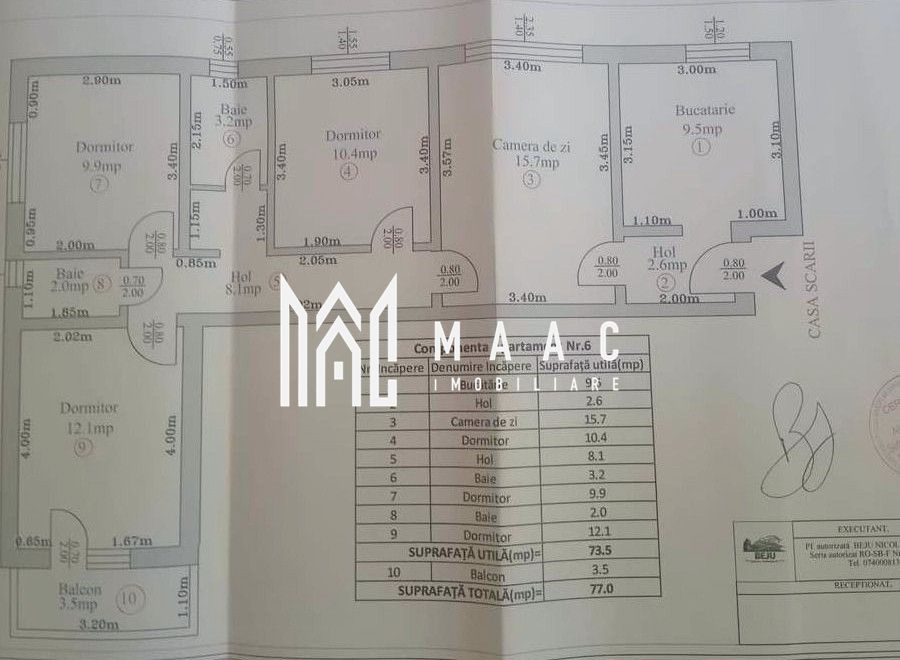 Apartament 4 camere I 73 Mpu I Etaj 1 I Decomandat I Rahovei — fotografia 15