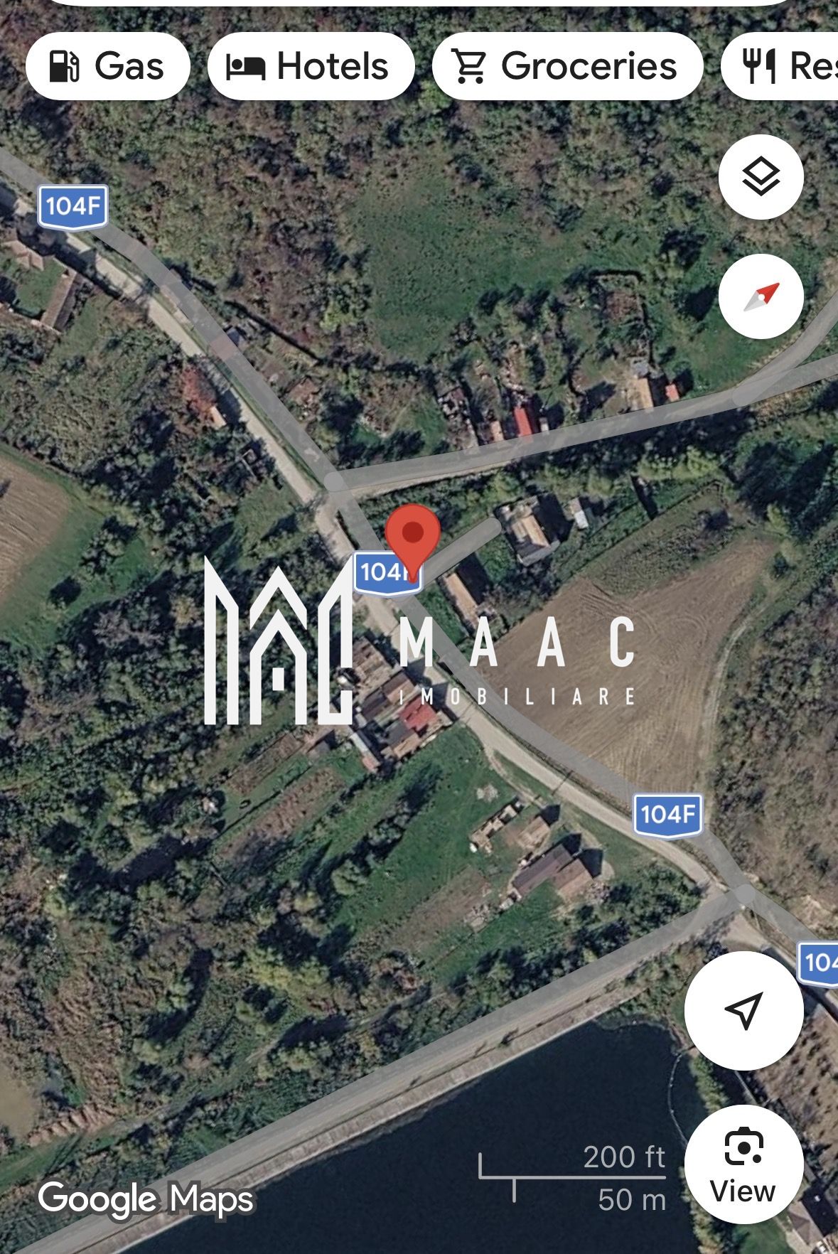 Teren intravilan 1713 mp | Colun | 27 m deschidere, utilități — fotografia 3