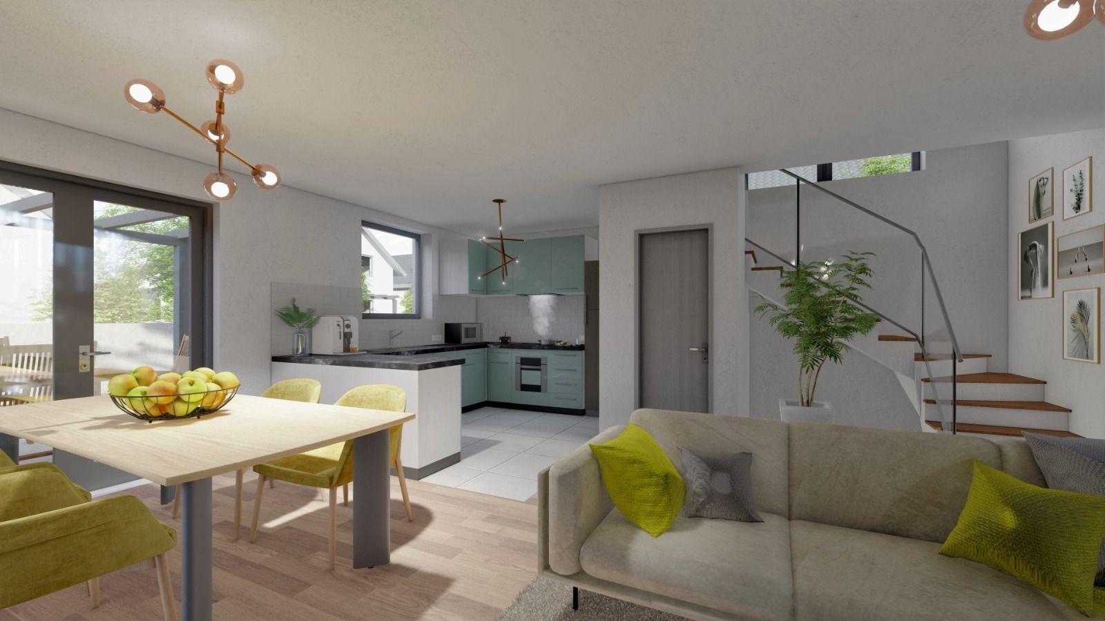 Casa 4 camere la cheie,10 minute de spital 150mp,700mp teren — fotografia 12