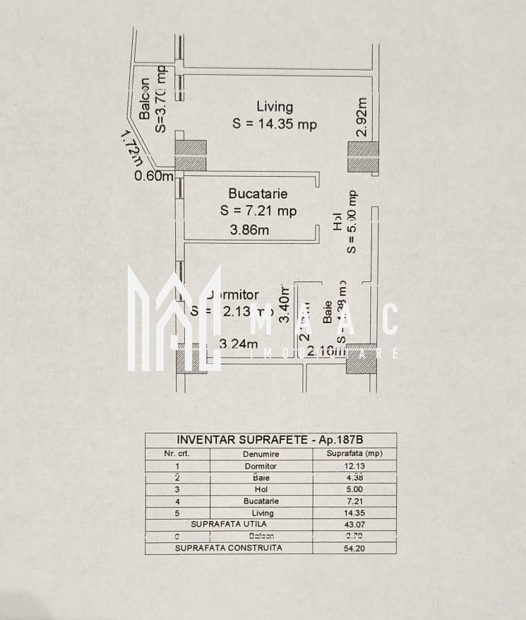 Apartament 2 camere I 43 mp utili I Lift I Parcare I Hipodrom — fotografia 11