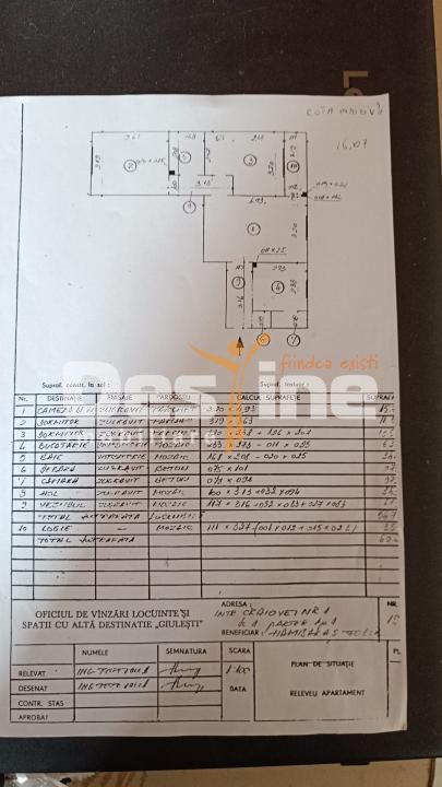 APARTAMENTt 3 CAMERE DE VANZARE - Parter -GIULESTI — fotografia 9