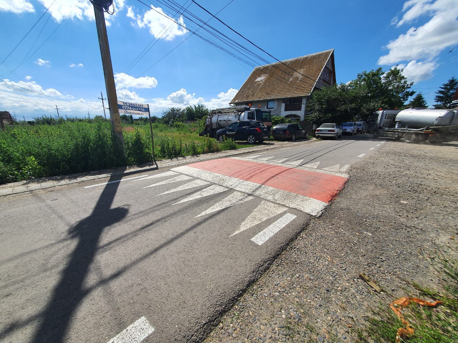 Teren2.600 mp,36 euro mp.la sosea cu toate utilitatile