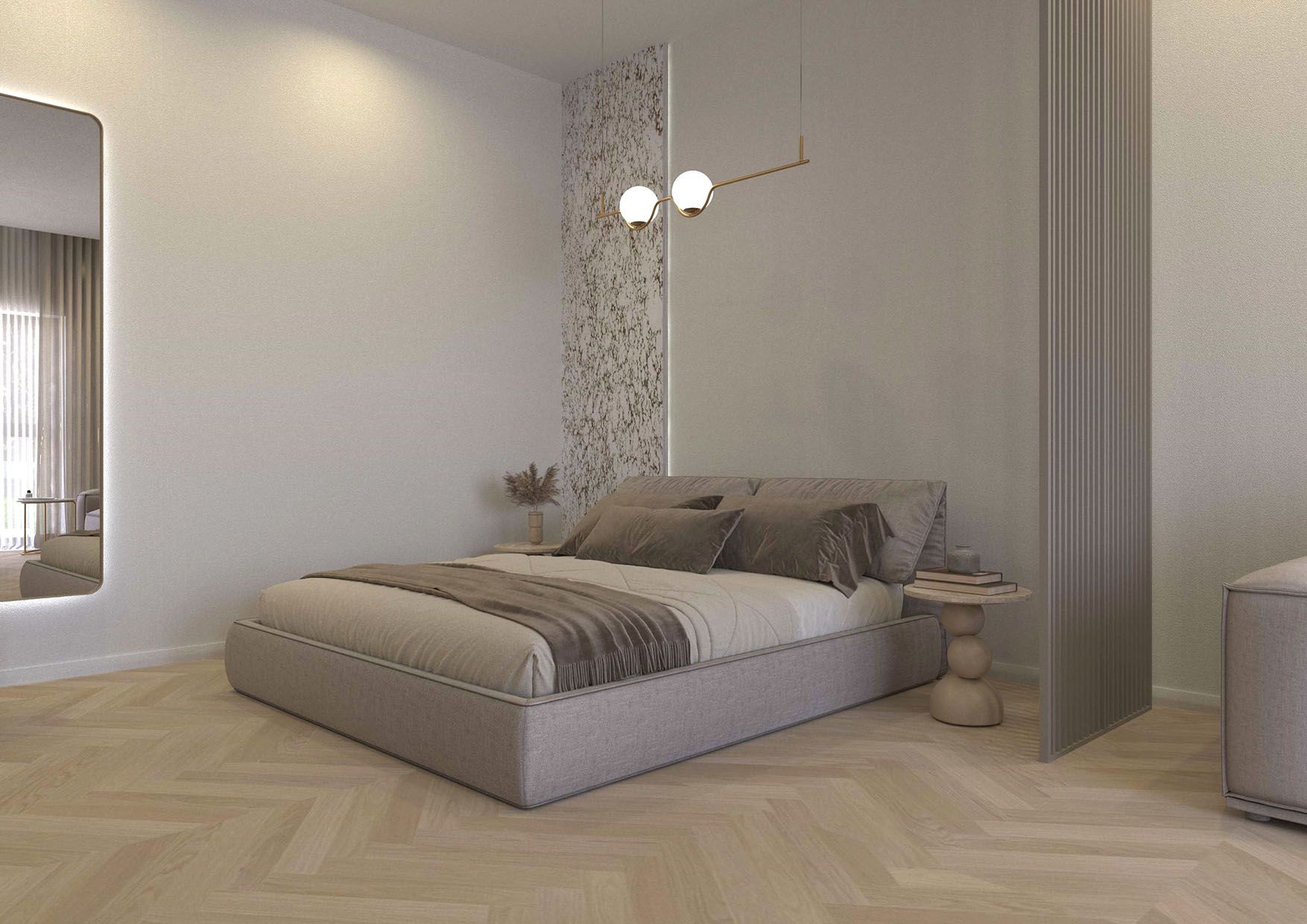 Apartament 41, Corp D – 2 camere | 53,28 mp | Etaj 3 | Jabri Nord Resi — fotografia 3