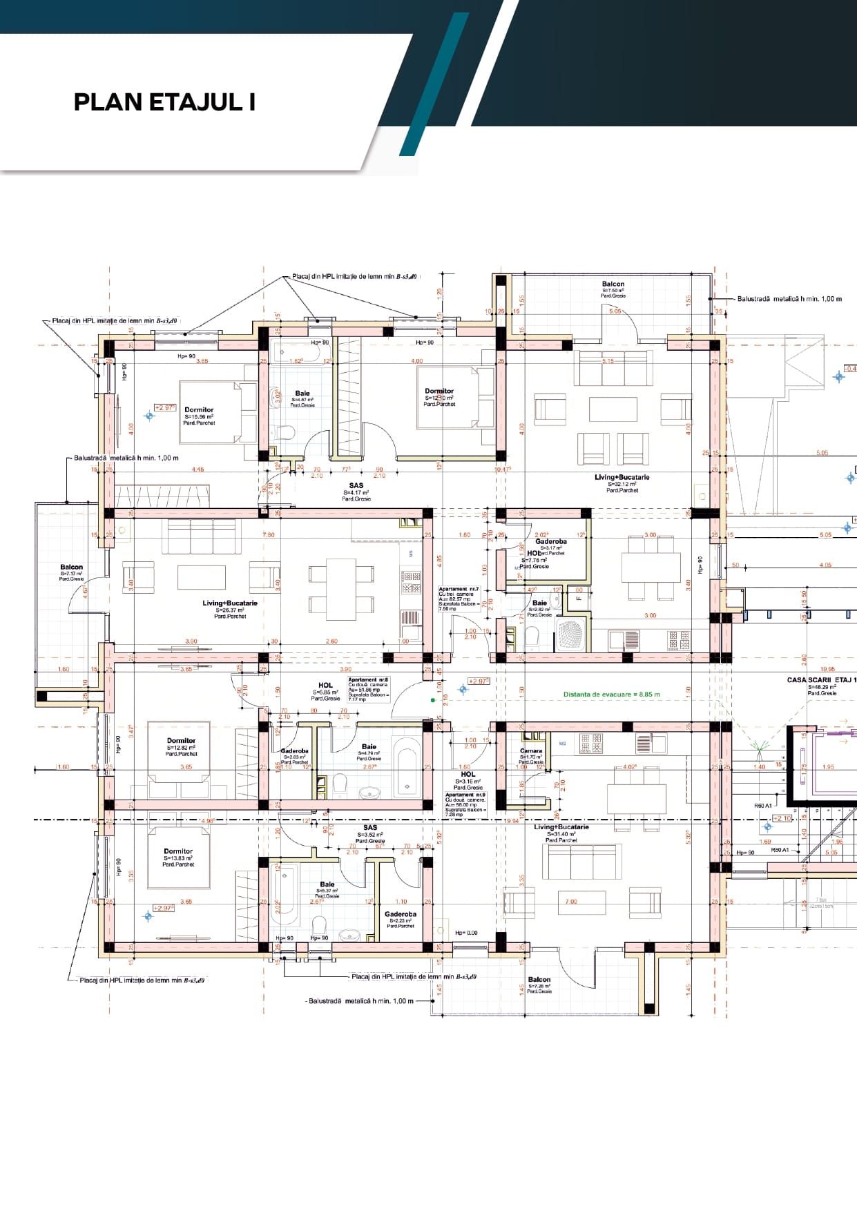 Apartament premium 2 camere la cheie, 52mp.1 parcare bonus — fotografia 3