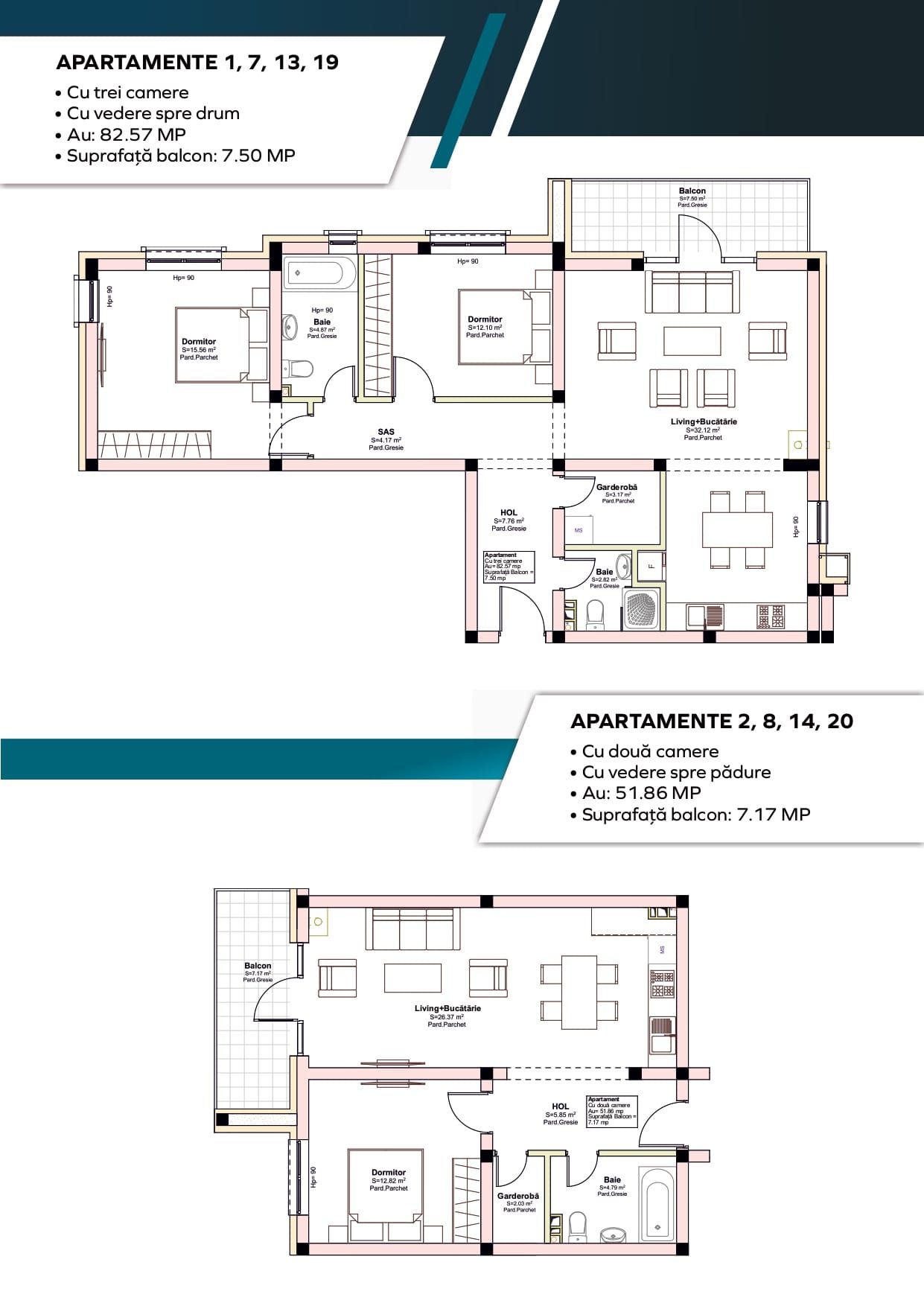 Apartament premium 2 camere la cheie, 52mp.1 parcare bonus — fotografia 4