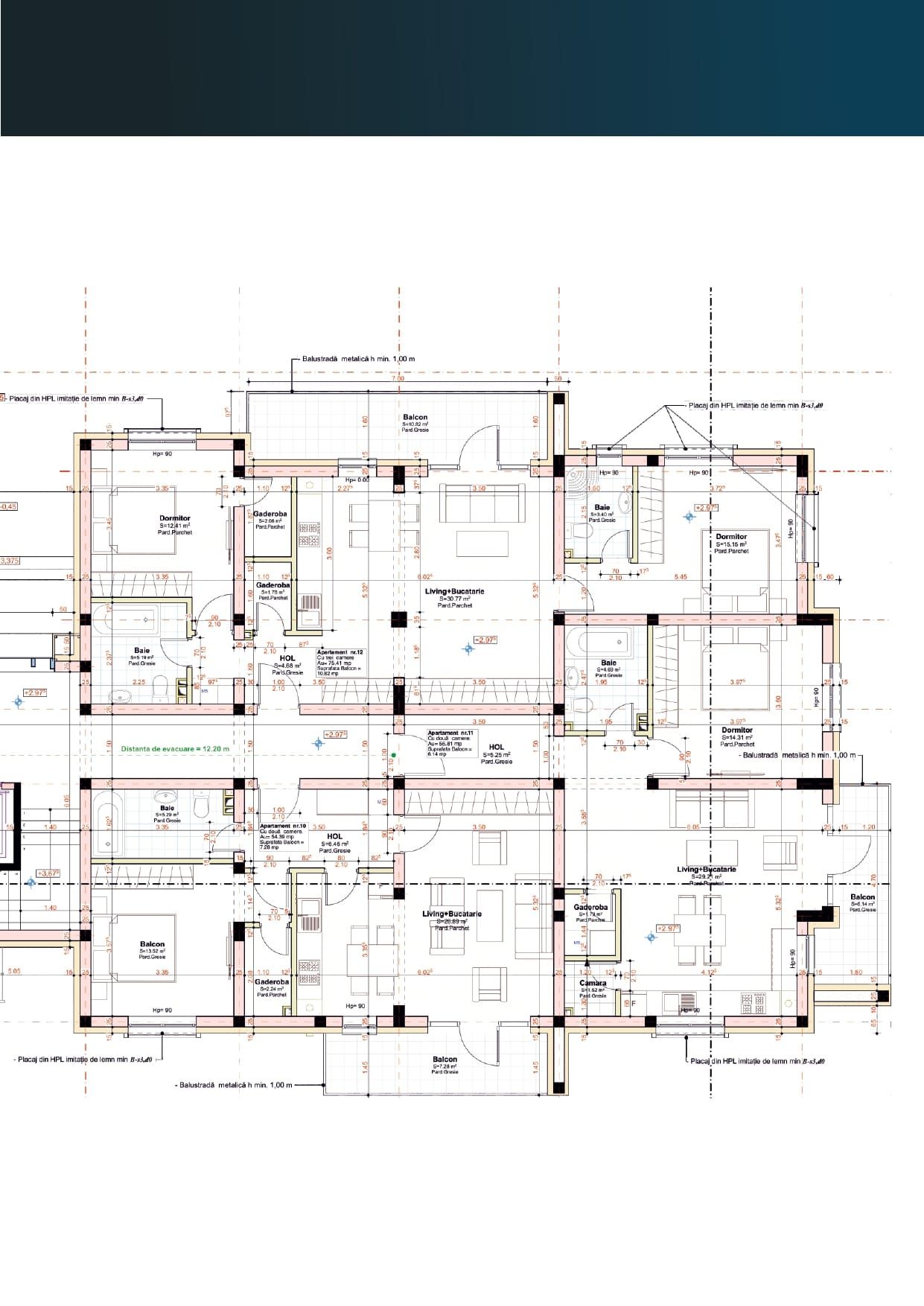 Apartament premium 2 camere la cheie, 52mp.1 parcare bonus — fotografia 5