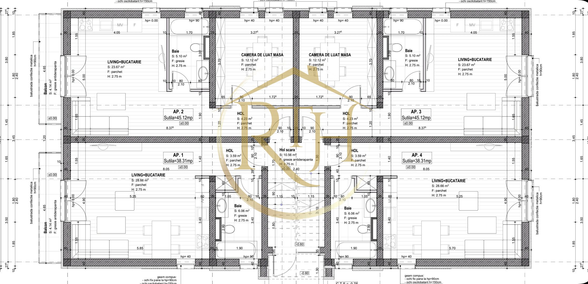 Oferim spre vanzare apartamente cu 2 camere,  Giroc, Calea Urseni 0% Comision — fotografia 9
