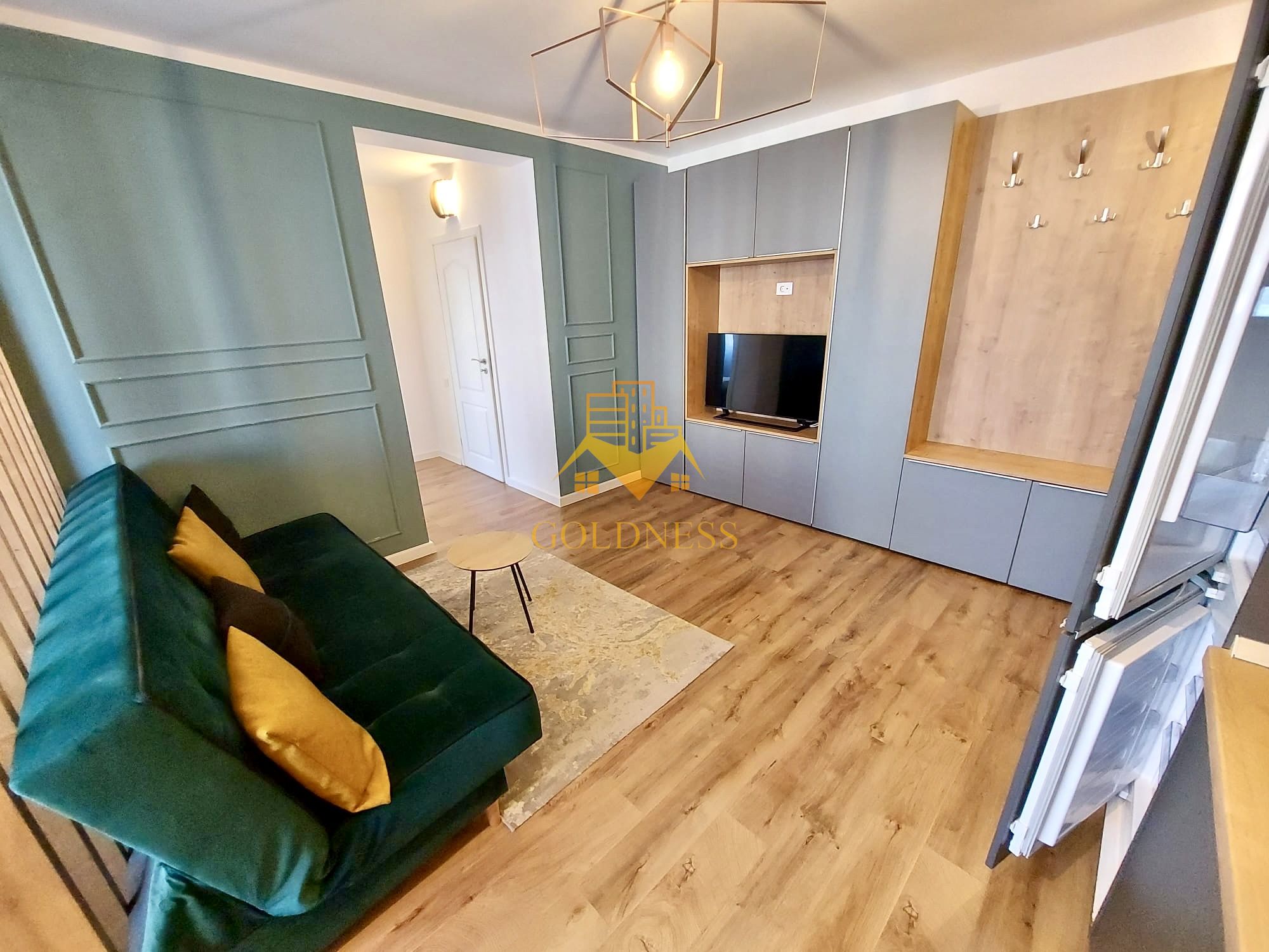 2 camere open space, Modern, Parcare, Totul Nou, Cetatii, Floresti — fotografia 3