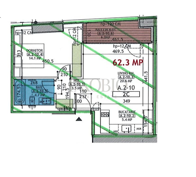 Apartament 2 Camere | One Verdi — fotografia 9