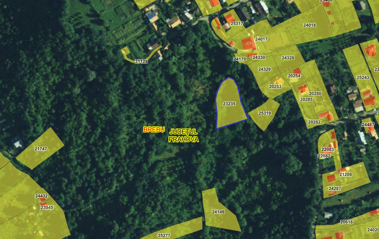 Teren foarte bine pozitionat in Brebu, Prahova
