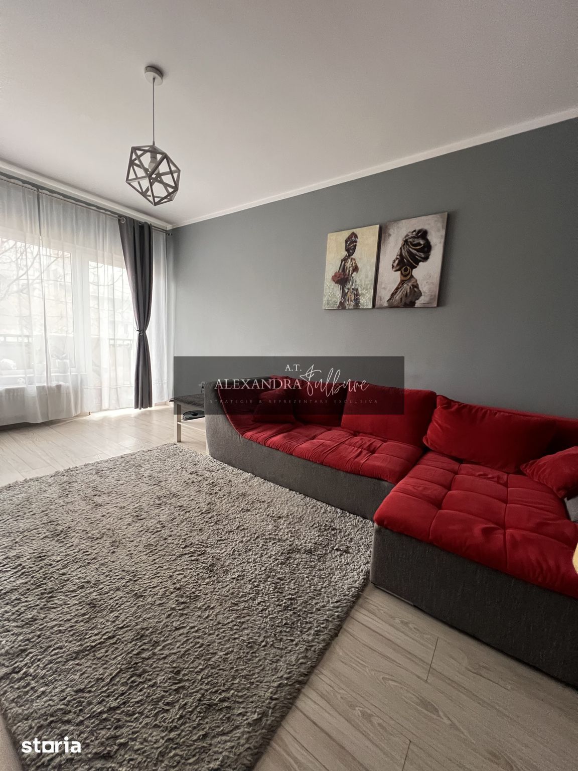 Apartament decomandat 2 camere, dressing, balcon, parcare, Buna Ziua