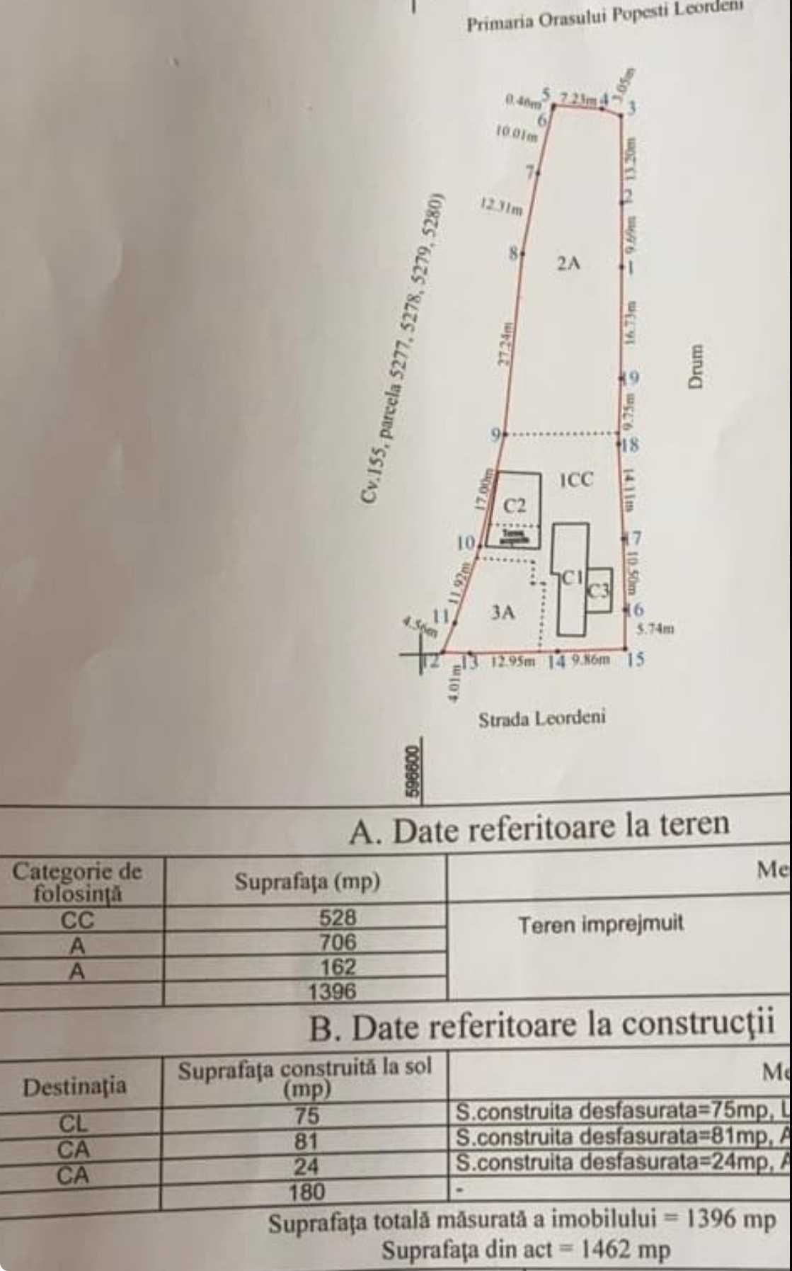 Vand teren excelent intravilan, zona mixta Popesti Leordeni