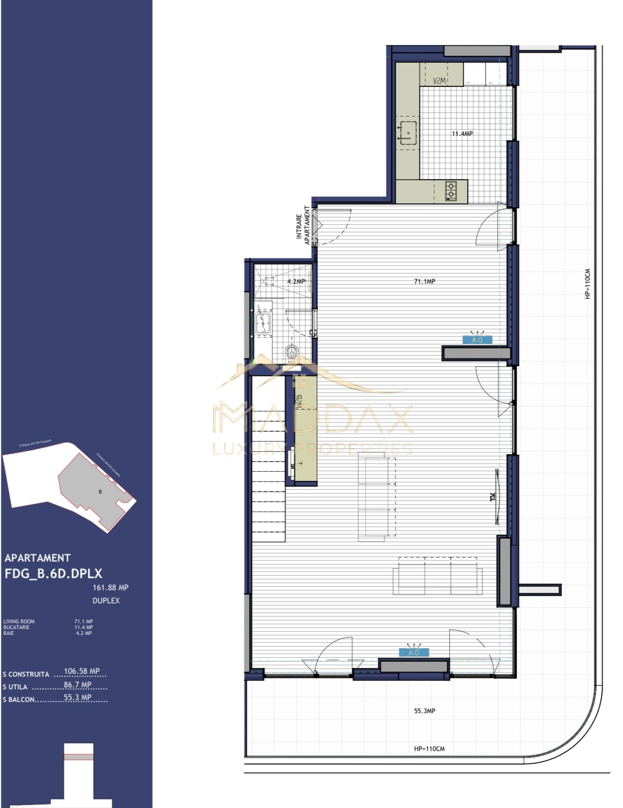 4 rooms Duplex **212 SQM*** + 110 SQM Terrace // Amazing Lake View // Floreasca — fotografia 14