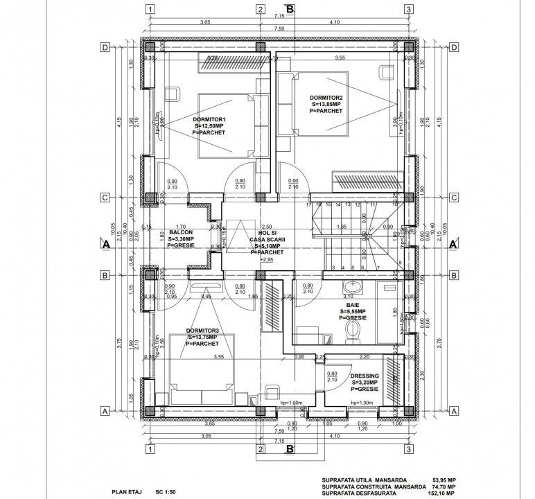 Casa 4 camere de vanzare 117 mpu teren 300mp Sibiu in Sura Mica — fotografia 3