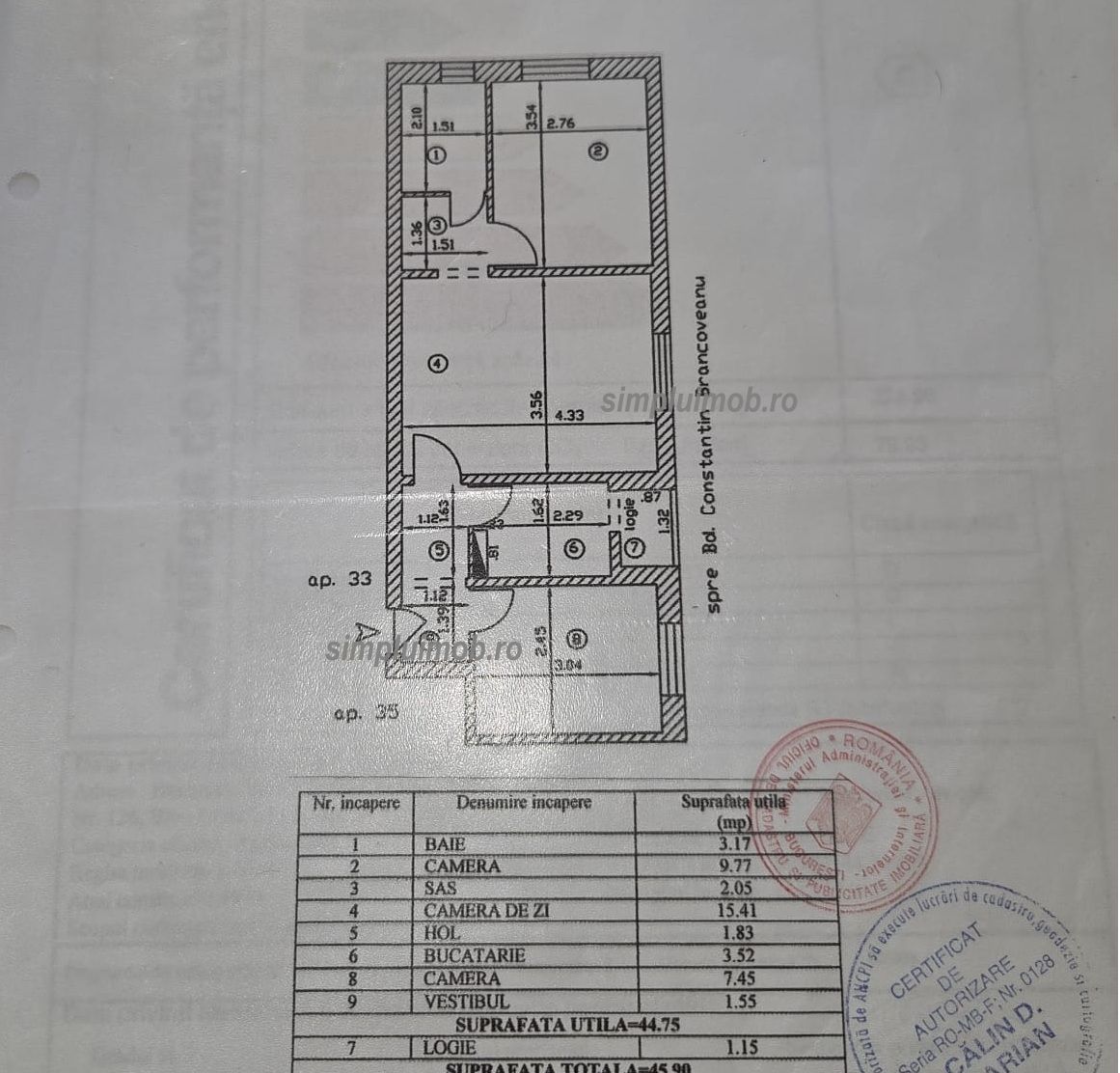 3 camere Brancoveanu mobilat utilat Sector 4 — fotografia 11