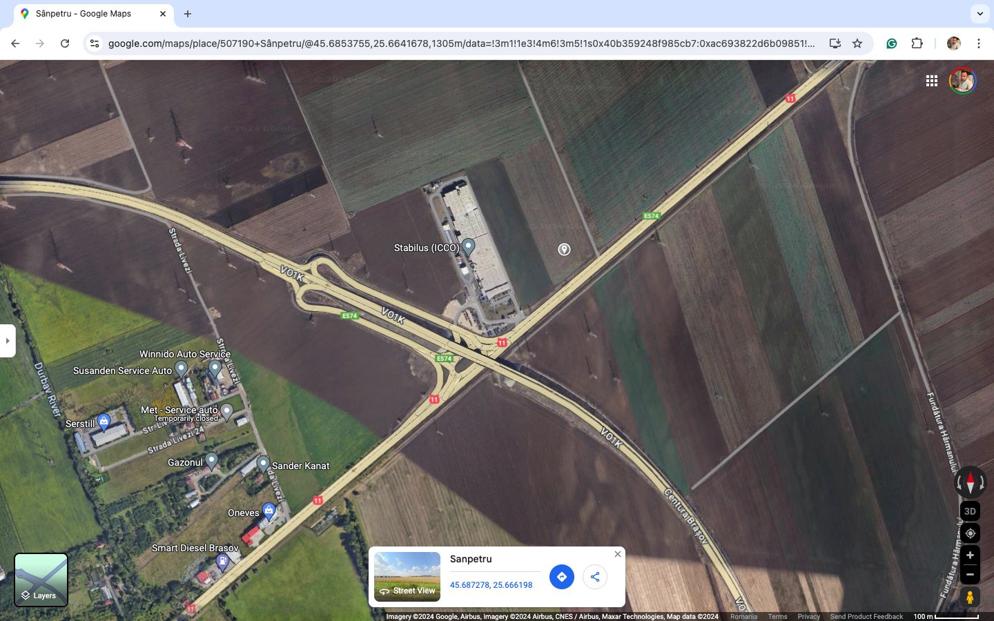 Teren intravilan 41.476 mp Sanpetru DN 11 Centura Brasov — fotografia 3