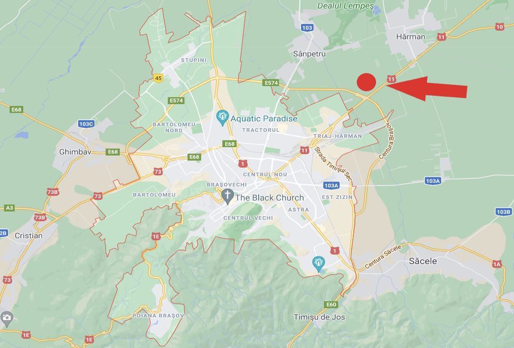 Teren intravilan 41.476 mp Sanpetru DN 11 Centura Brasov — fotografia 4