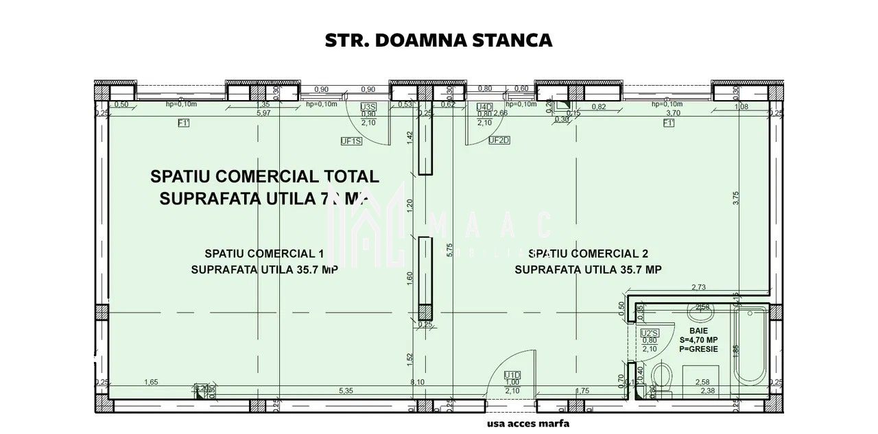 Spatiu Comercial I Parcare I 4 Vitrine I Doamna Stanca — fotografia 2
