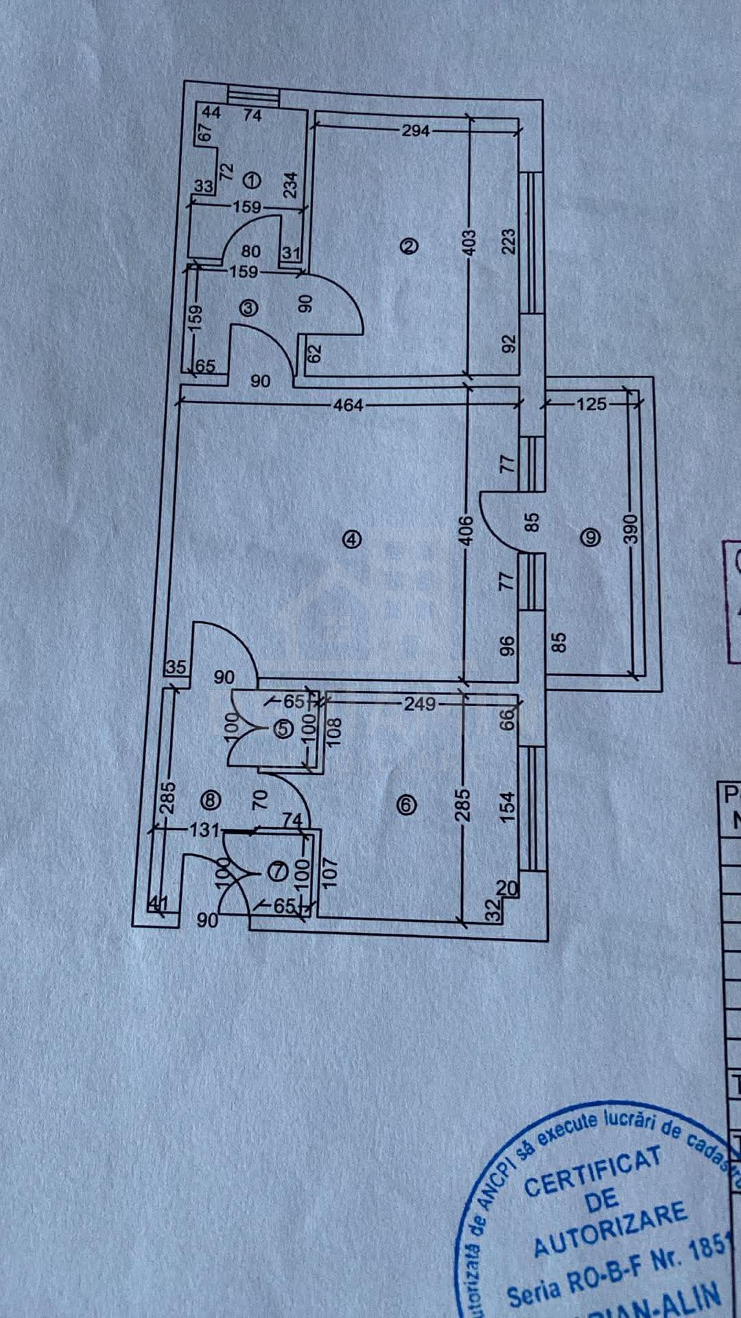 Apartament 2 camere-Rovine-parter-centrala proprie-54mp — fotografia 10