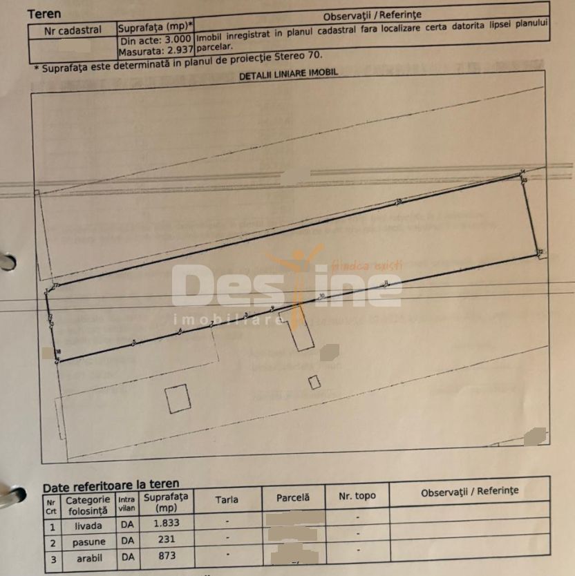Teren 3.000 mp, cu autorizație și utilități — fotografia 2