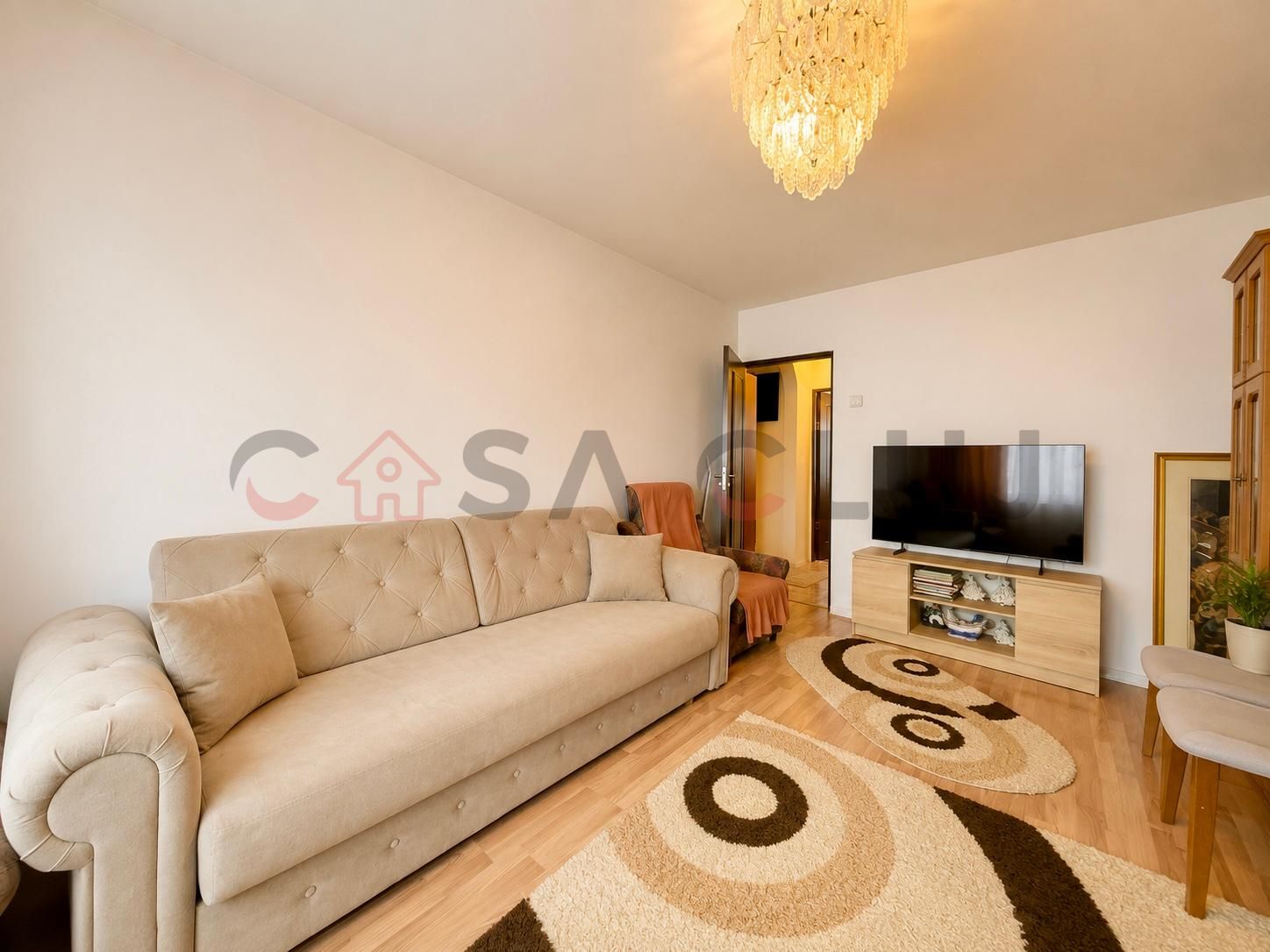 2 camere decomandate, etaj intermediar, Între Lacuri