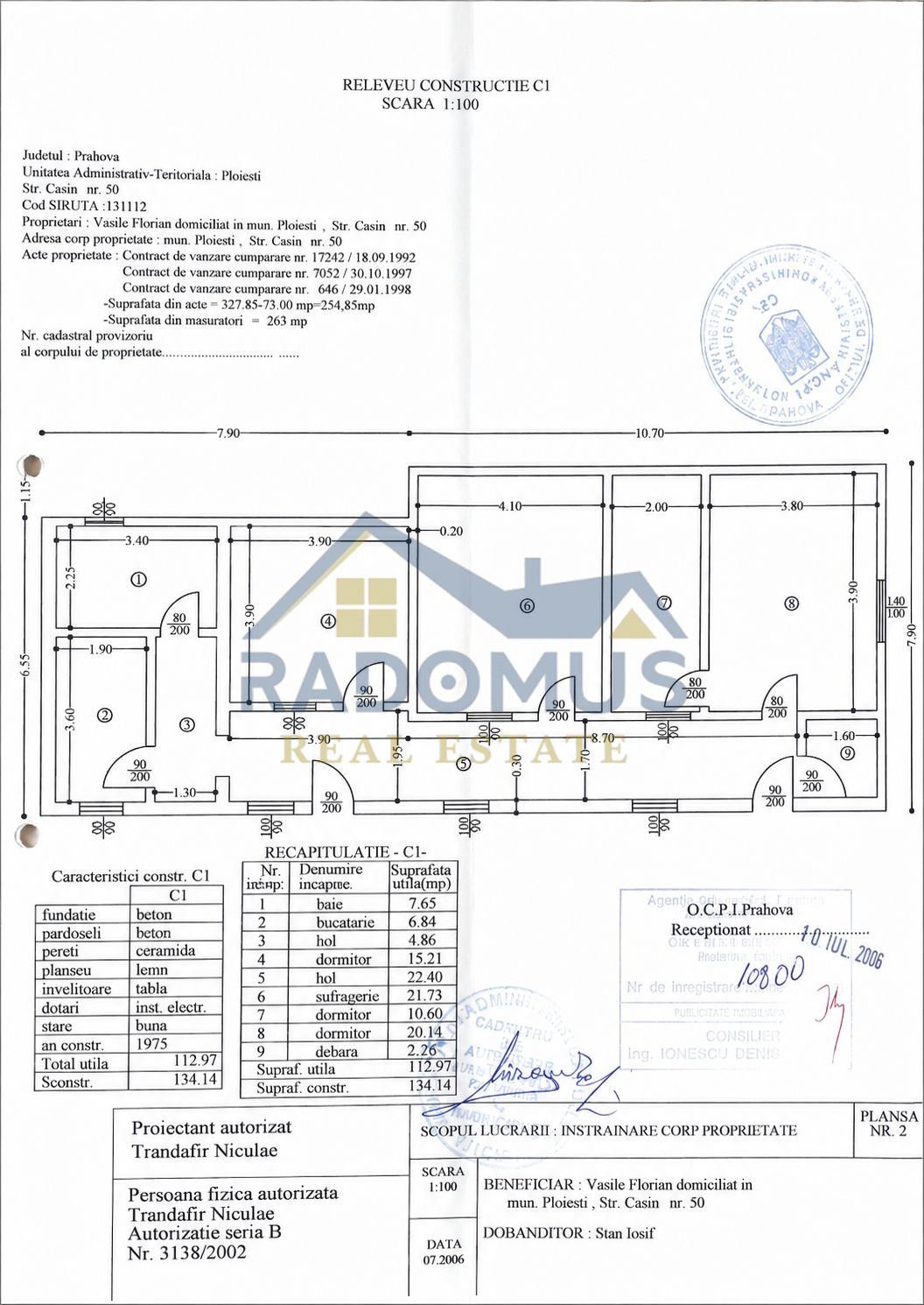 Casă  Ploiești – 215 Mp Utili | Strada Cașin | Teren 255 Mp | Renovat — fotografia 18
