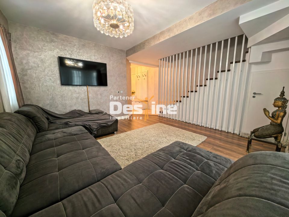 Duplex modern cu design britanic 7 camere D+P+1+M 160 mp — fotografia 4