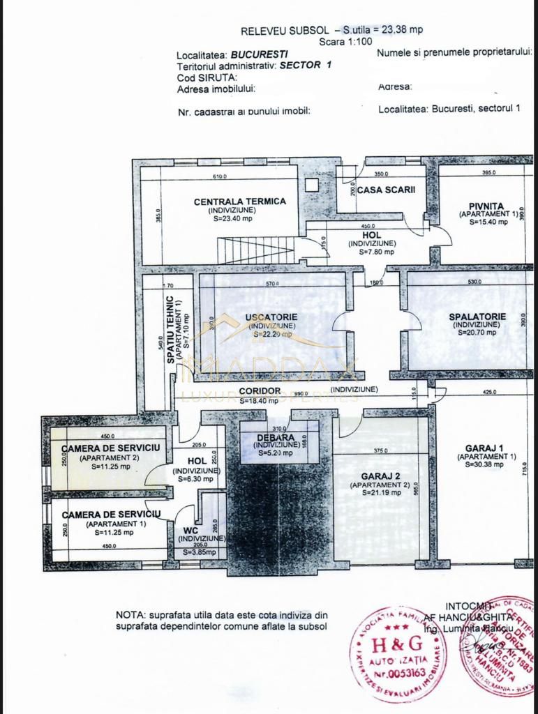4 rooms ***203 SQM useful*** / 38 SQM terrace + garage / Primaverii — fotografia 42