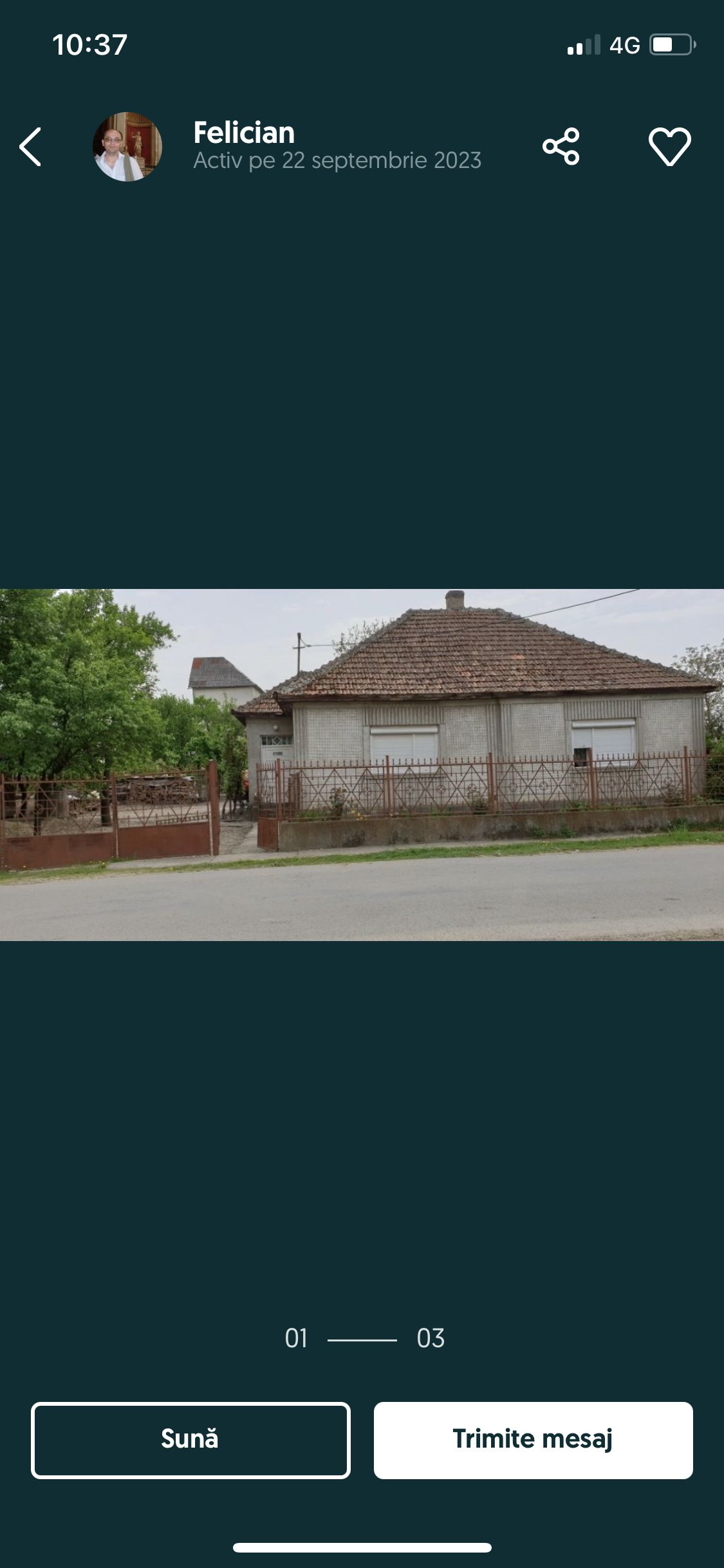 Vand casa cu teren ultracentral in Medisu Aurit — fotografia 3