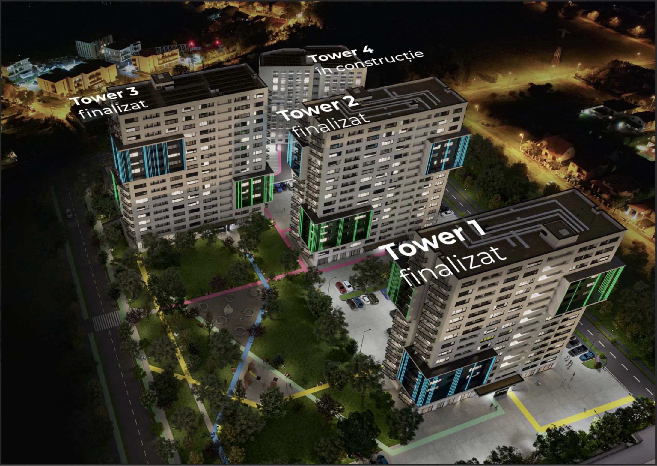 De vânzare apartamente noi în XCity Towers Timișoara! Comision zero! — fotografia 3