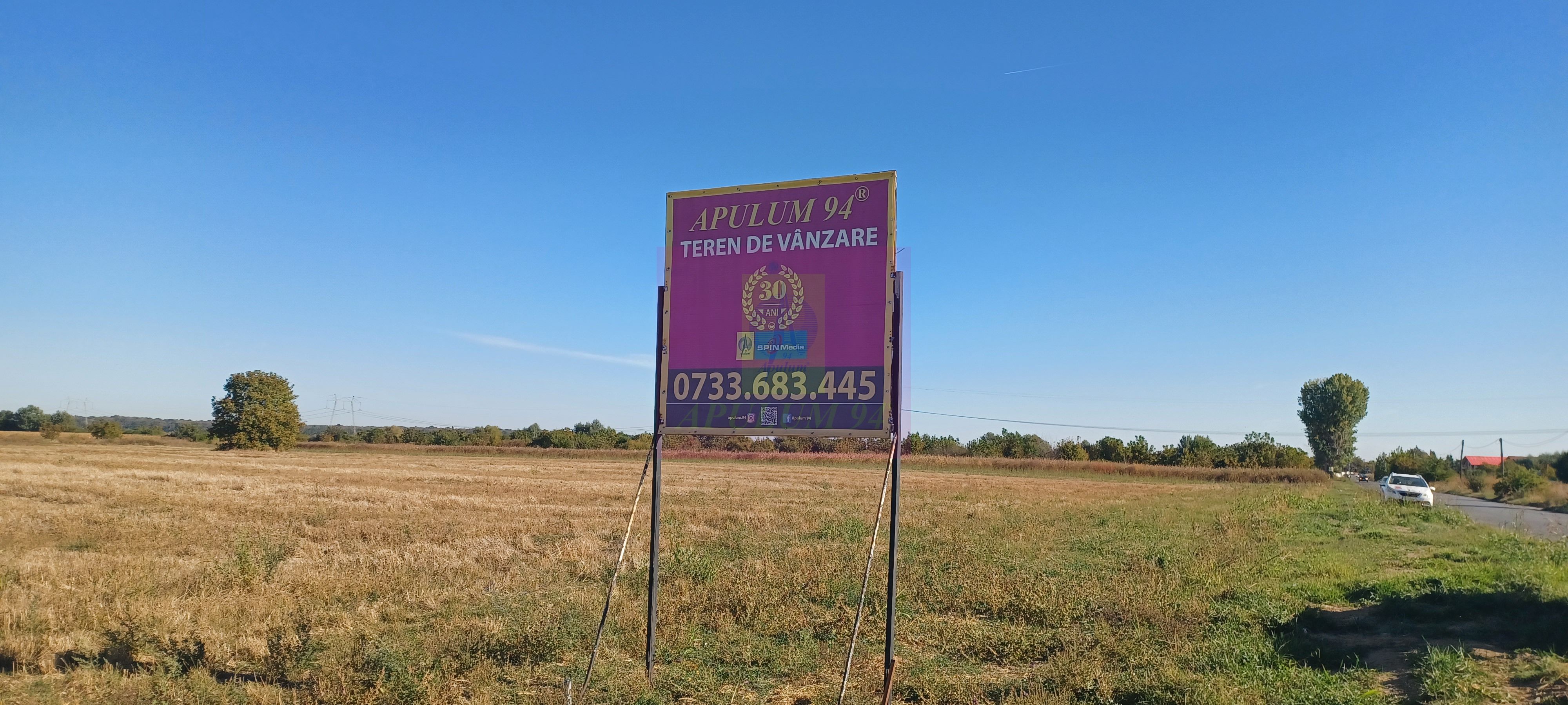 Teren intravilan 4500 mp, stradal intre Sabareni si Joita — fotografia 3