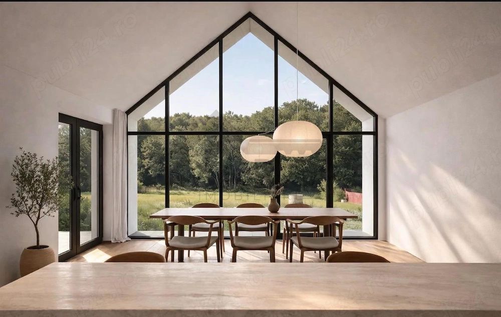 Casa individuala superba, cu arhitectura scandinava, moderna - langa padure, teren generos — fotografia 5