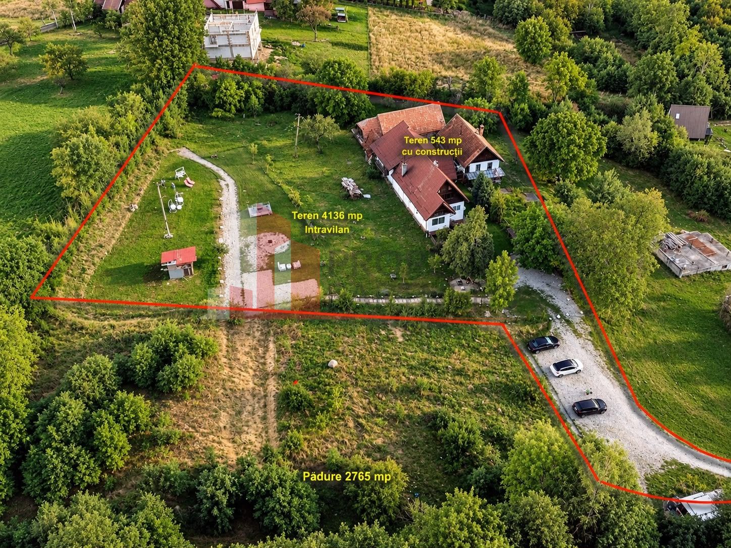 Teren 7.151 mp + casă tradițională în Predeluț–Bran — fotografia 3