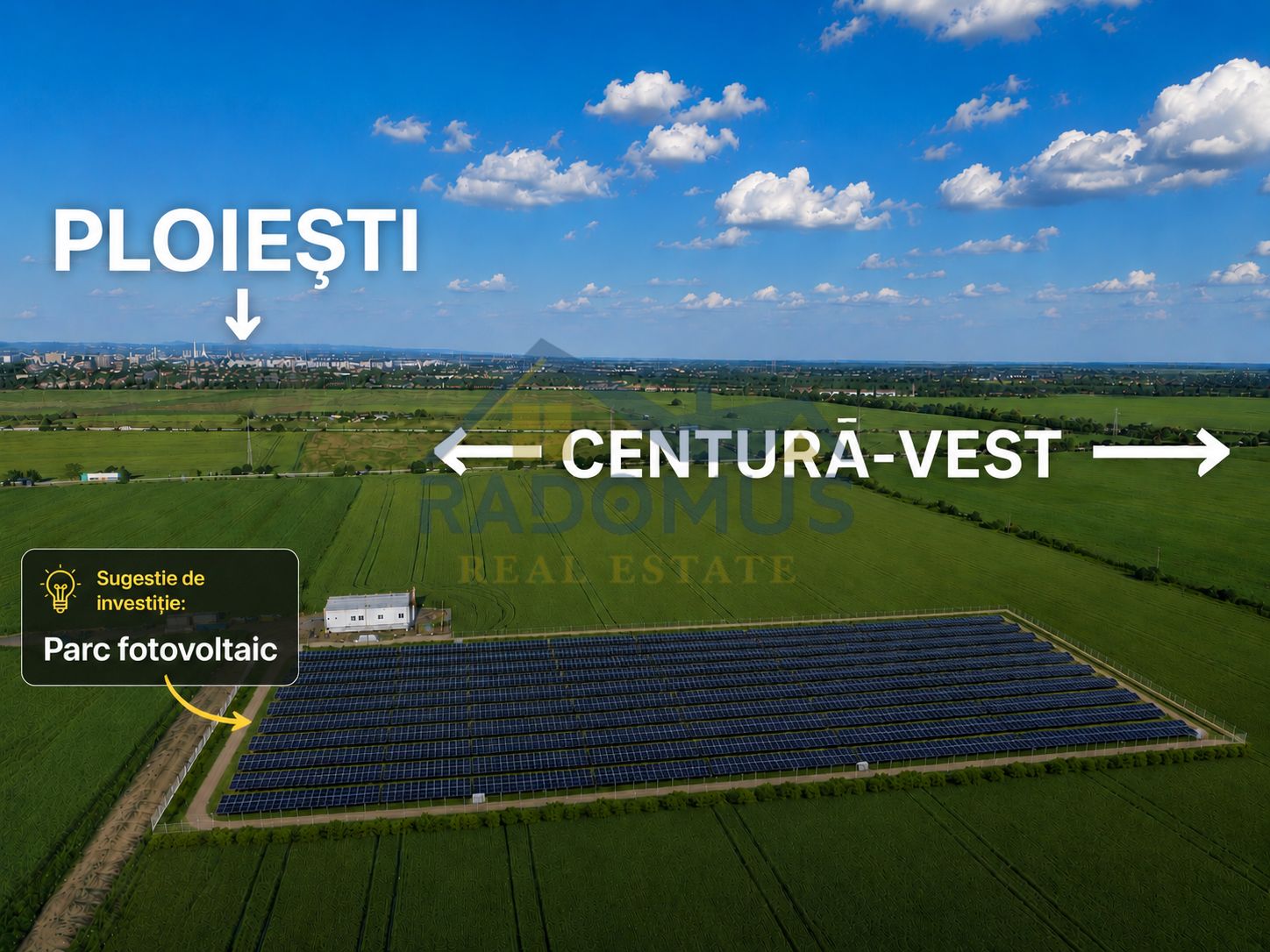 Teren Intravilan 10.000 MP – Ploiești Vest - Curent electric - 15€/mp — fotografia 4