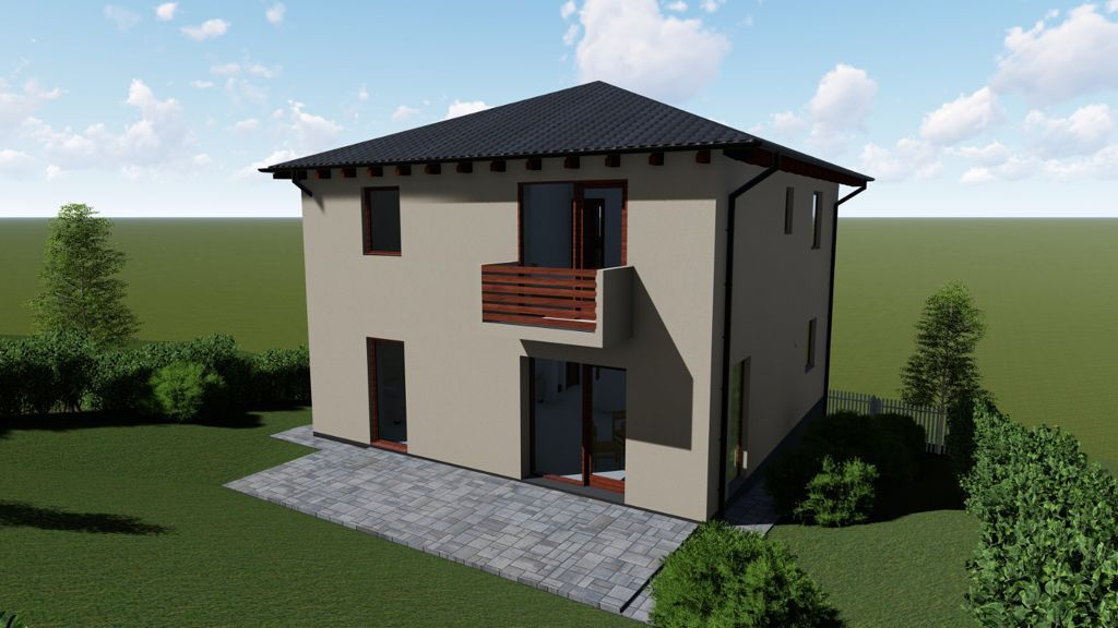 Casa  4 camere,2 bai,136 mp, 550 mp teren zona Corunca — fotografia 5