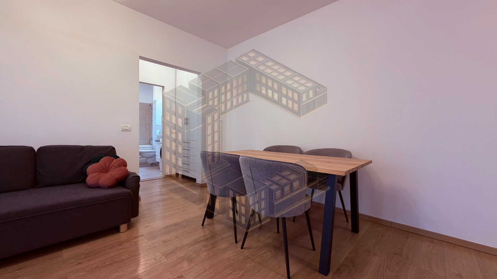 Apartament cu 2camere,semidecomandat,bloc nou, de vanzare,zona Iosefin — fotografia 3