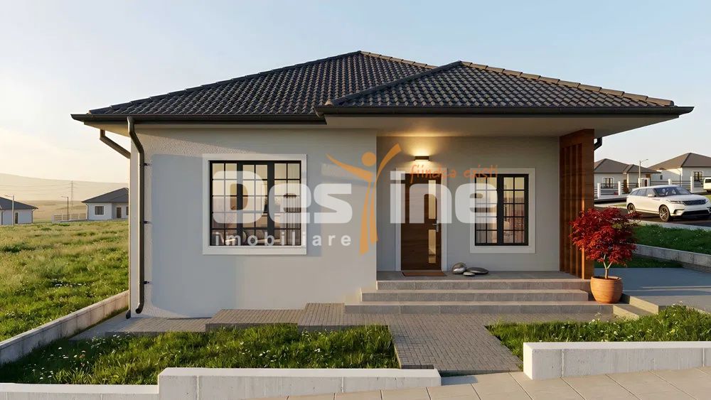 Casă moderna la cheie, comunitate privata, zonă centrală în Lumina– CT
