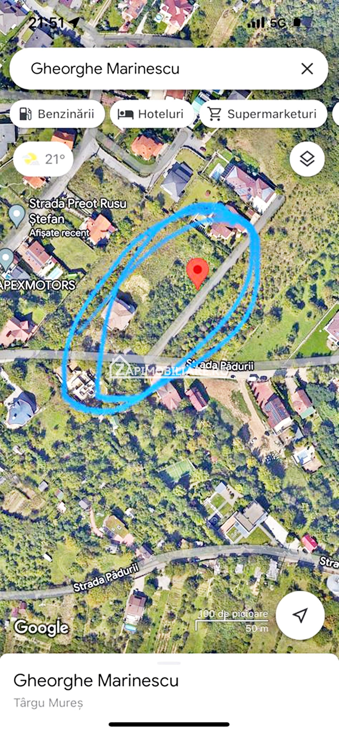 Teren intravilan 2.613 mp zona Platou