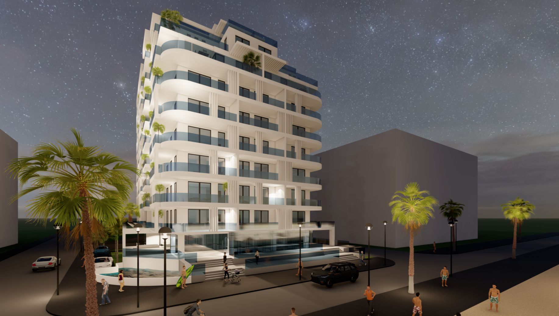 Ag. Eu. vinde Ap. 2 Cam 60 mp  Terasa 12 mp  An finalizare 2024  Mamaia Nord — fotografia 3