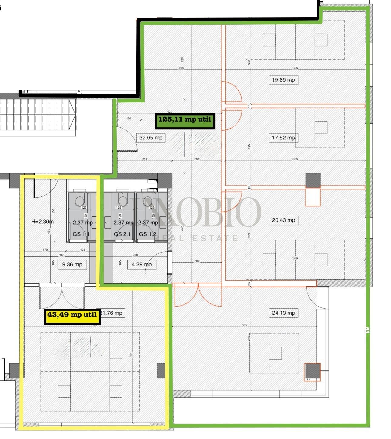 Spatiu birouri/comercial | 166 MP | Primaverii — fotografia 6