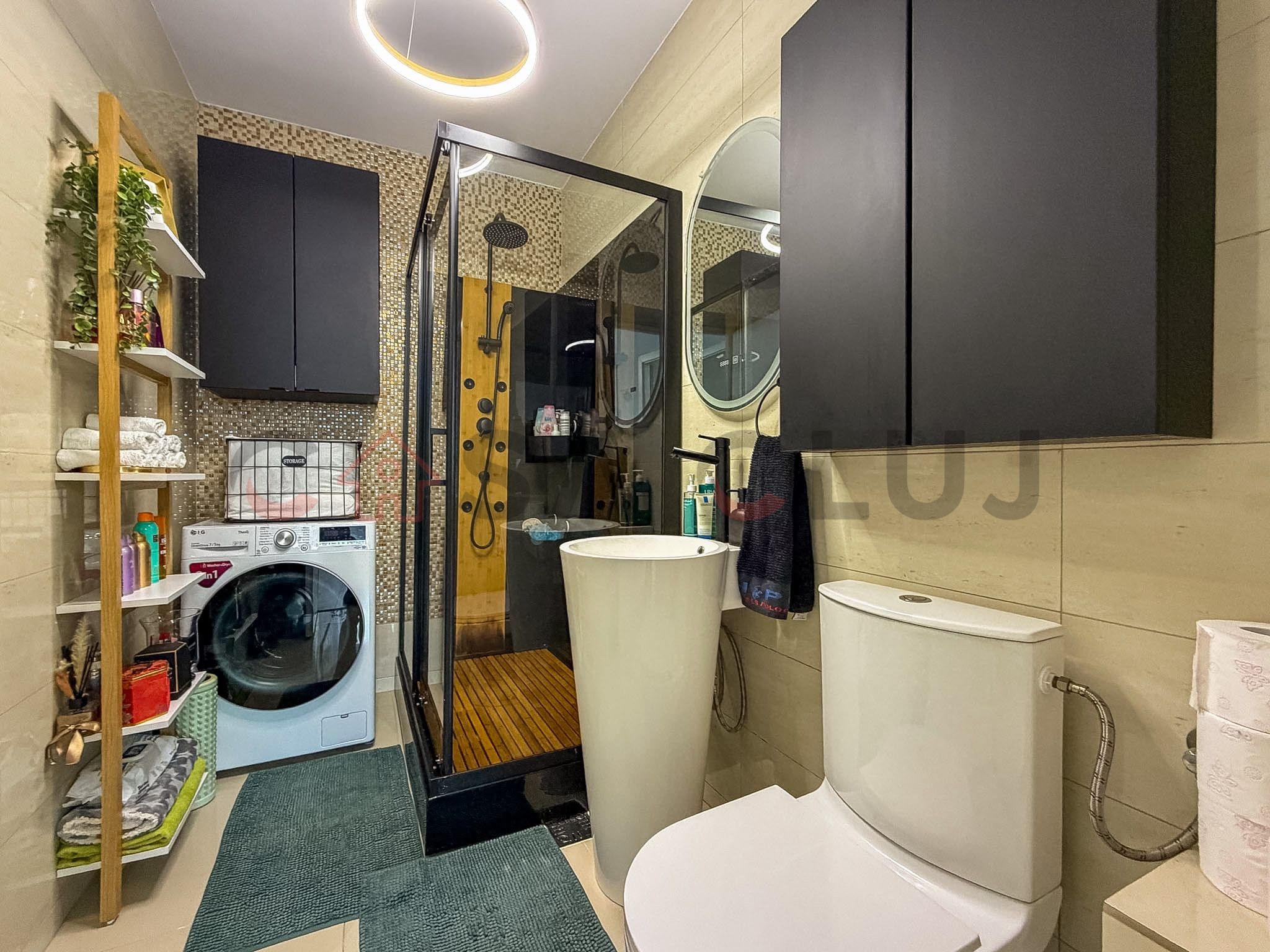 Apartament cu 2 dormitoare + living cu bucatarie open space — fotografia 8