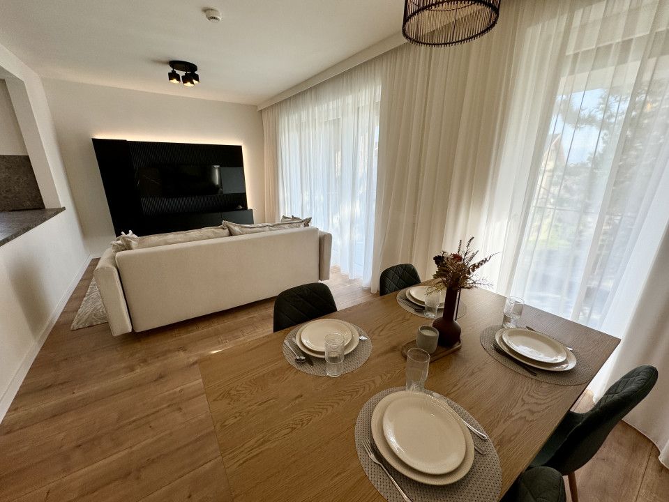 Apartament 2 camere MOBILAT UTILAT de vanzare balcon Zona Vest Sibiu — fotografia 3