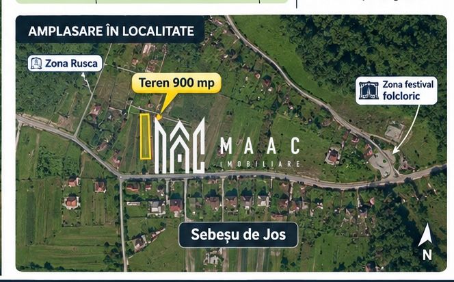 Teren intravilian de vânzare in Sebesu de Jos — fotografia 3