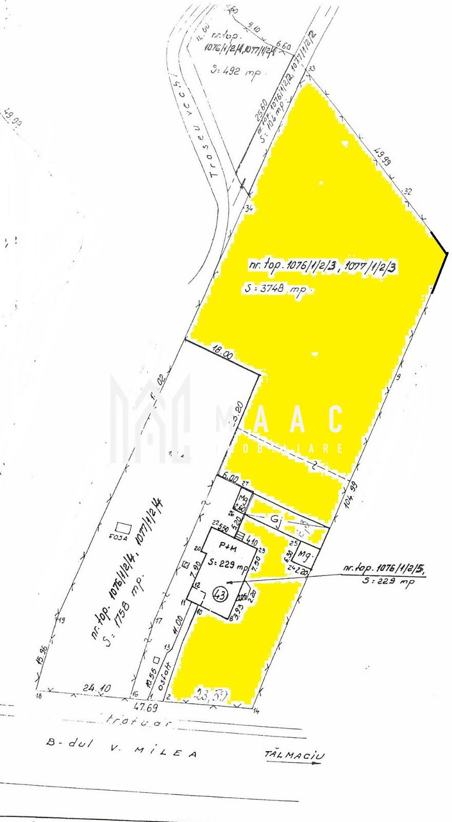 Teren intravilan 3500 mp | Vasile Aaron, Sibiu | construcții, acces direct